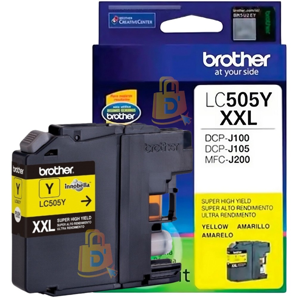 CARTUCHO DE TINTA BROTHER LC505YXXL YELLOW