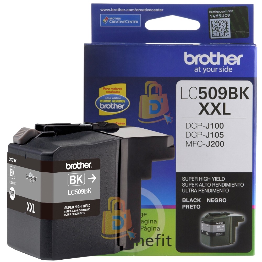 CARTUCHO DE TINTA BROTHER LC509BKXXL BLACK