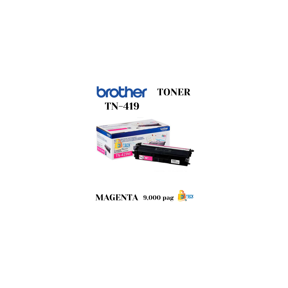 TONER BROTHER TN-419 MAGENTA 9000 PAGINAS