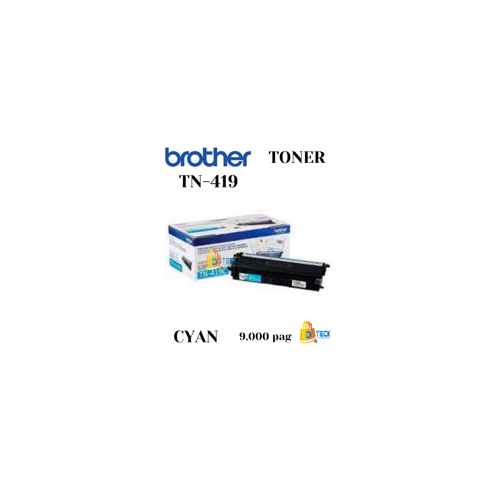 TONER BROTHER TN-419 CYAN 9000 PAGINAS