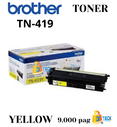 TONER BROTHER TN-419 RINDE PARA 9000 PAGINAS