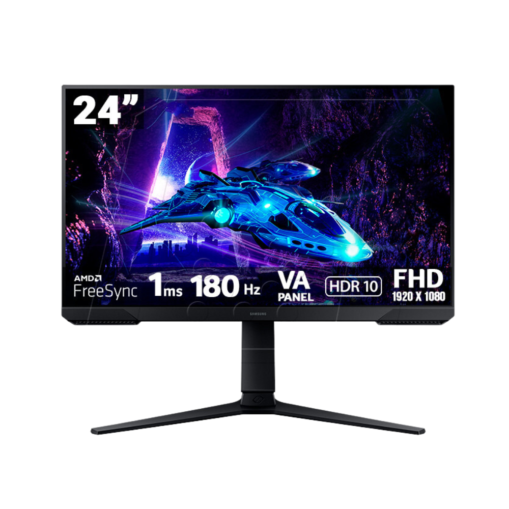 MONITOR SAMSUNG GAMING ODYSSEY G3 LS24DG300ELXPE 180HZ/ 1MS FreeSync/ 24