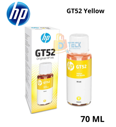 BOTELLA DE TINTA HP GT52 YELLOW 70ML