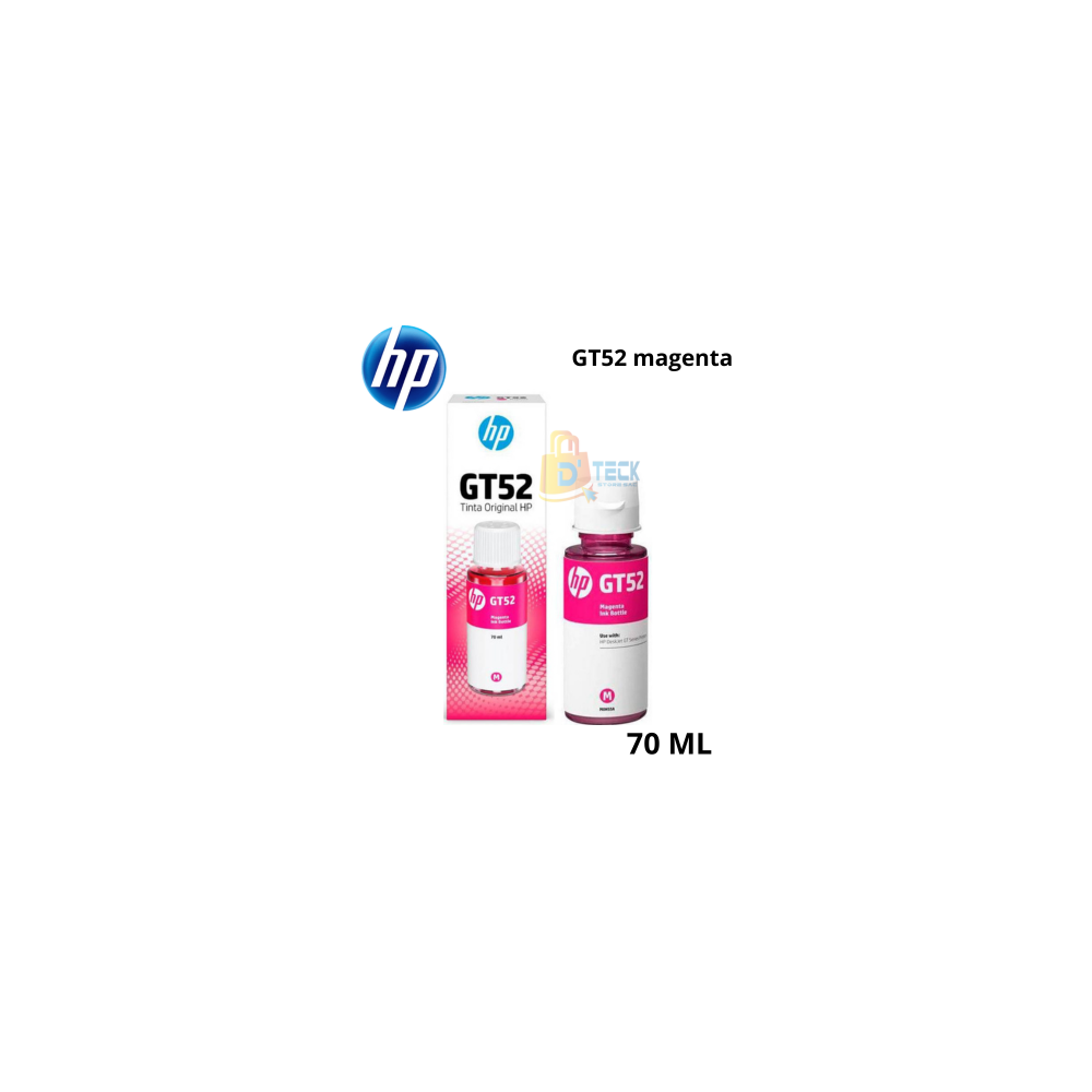 BOTELLA DE TINTA HP GT52 MAGENTA 70ML