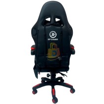 Silla DP Gamer Rojo/Negro Luz RGB con Masajeador , Parlantes y Gamer PRO-RD.