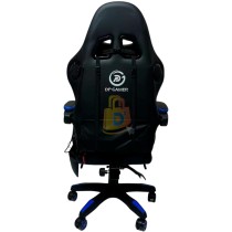 Silla DP Gamer Azul/Negro Luz RGB con Masajeador , Parlantes y Gamer PRO-RD.