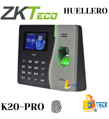 ZKTECO K20-PRO CONTROL DE ASISTENCIA POR HUELLA TARJETA