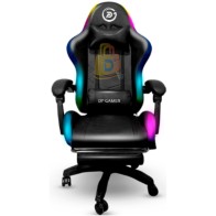 Silla DP Gamer Negro Luz...