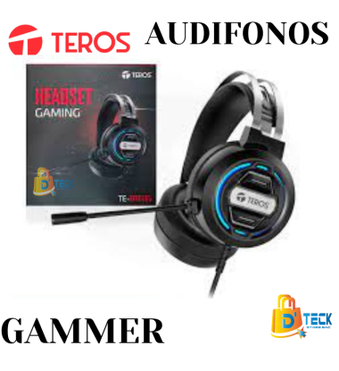 AUDÍFONOS GAMER TEROS CON MICRÓFONO - TE-8160N