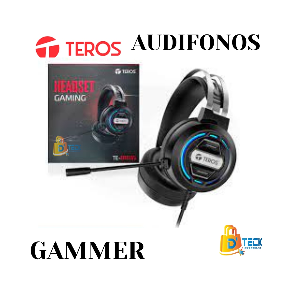 AUDÍFONOS GAMER TEROS CON MICRÓFONO - TE-8160N