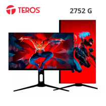 Monitor plano gaming TEROS TE-2752G, 27" FHD VA, 165 Hz, 1 ms, HDMI, DP, PIVOT