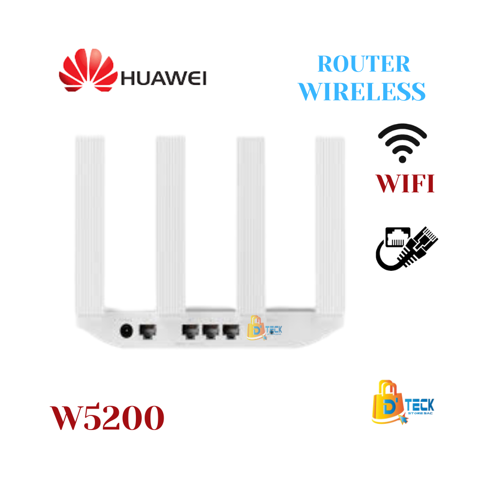 ROUTER HUAWEI W5200 WIFI 6-PLUS DUAL-CORE 1.2GHZ 300MBPS