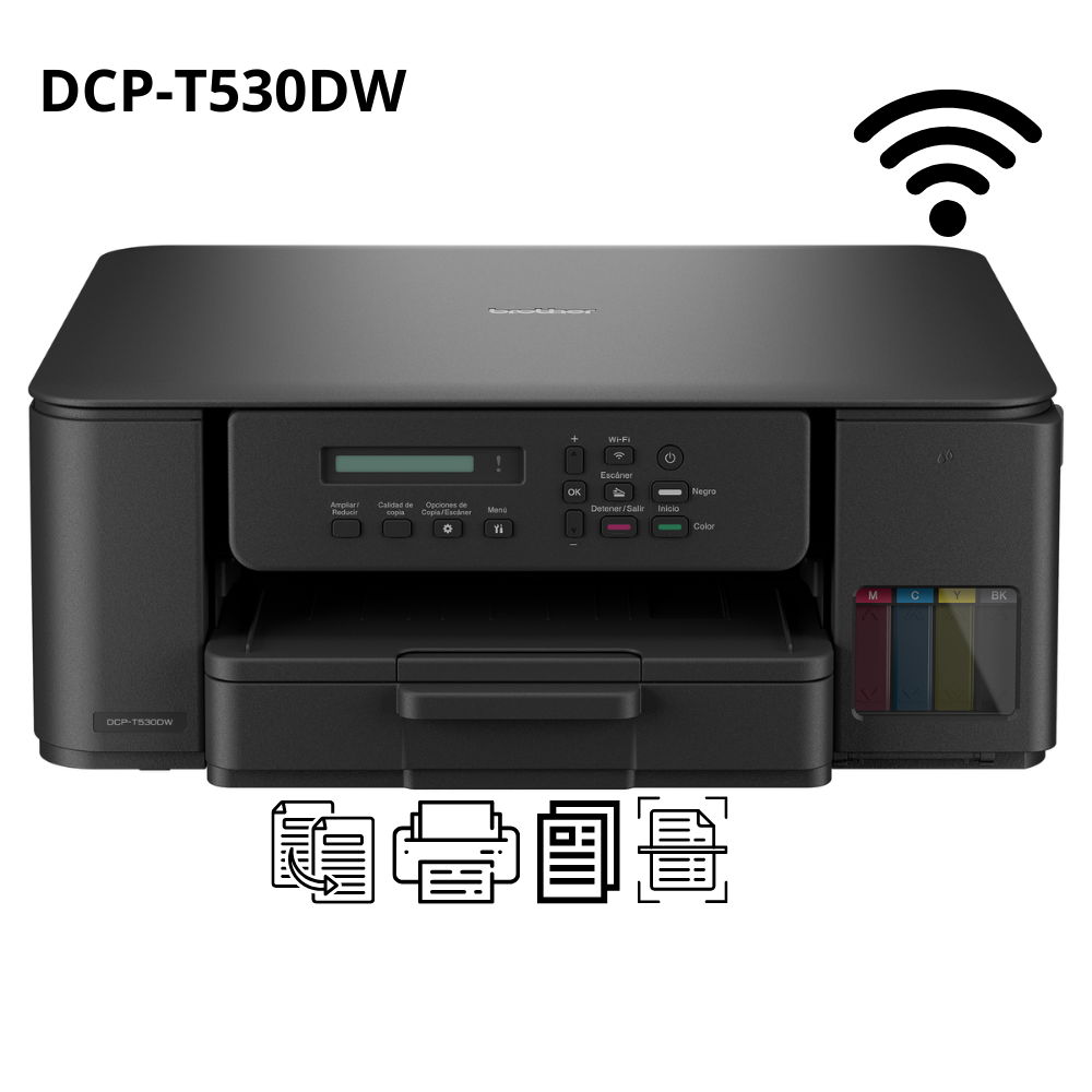 IMPRESORA MULTIFUNCIONAL BROTHER DCP-T530DW WIFI DUPLEX