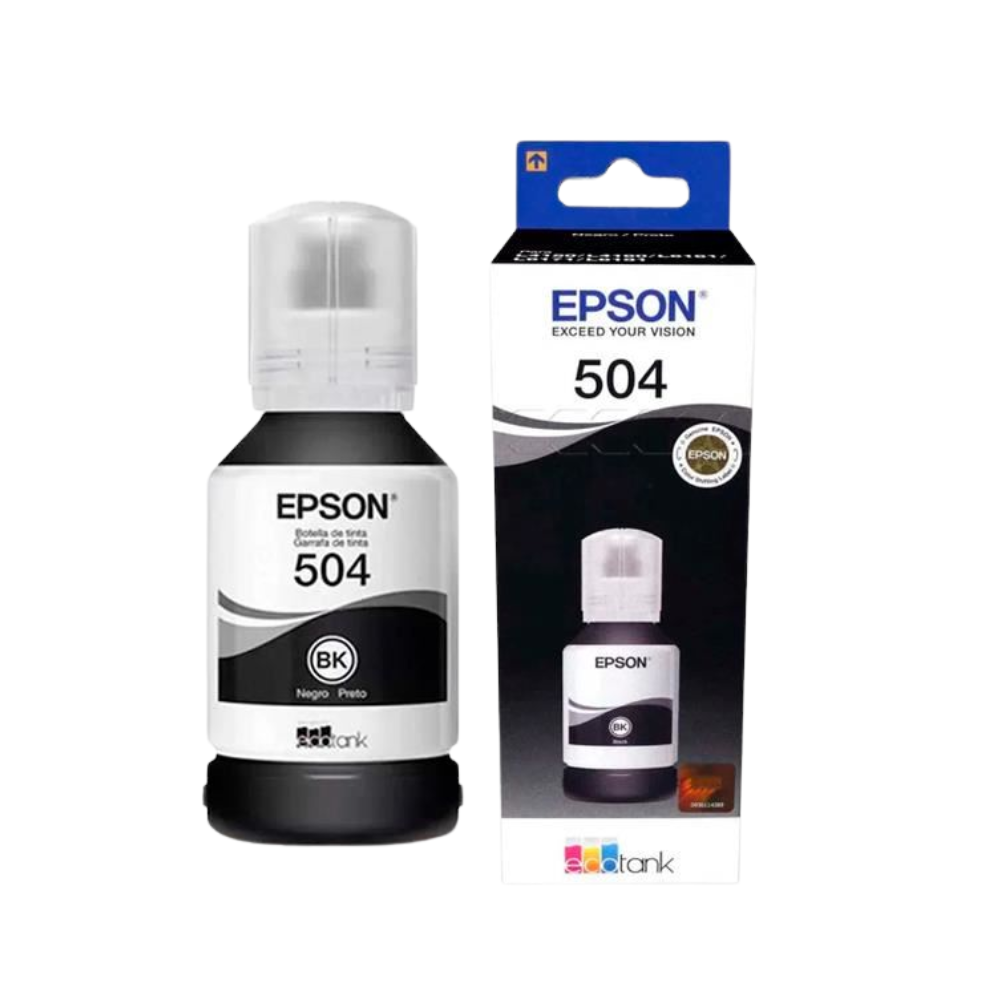 Tinta Epson 504 Black Botella 127ML