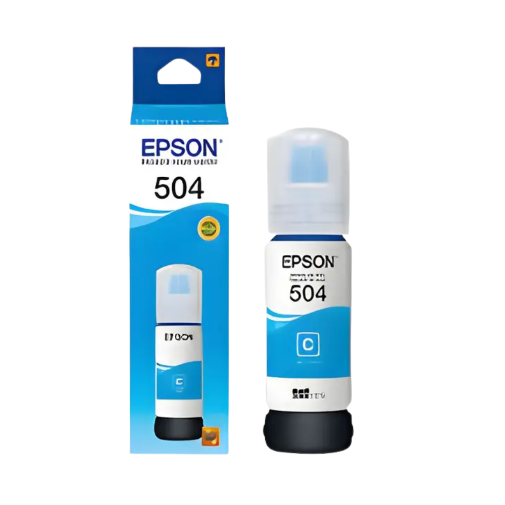 Tinta Epson 504 Cyan Botella 70ML