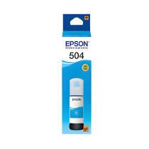 Tinta Epson 504 Cyan Botella 70ML