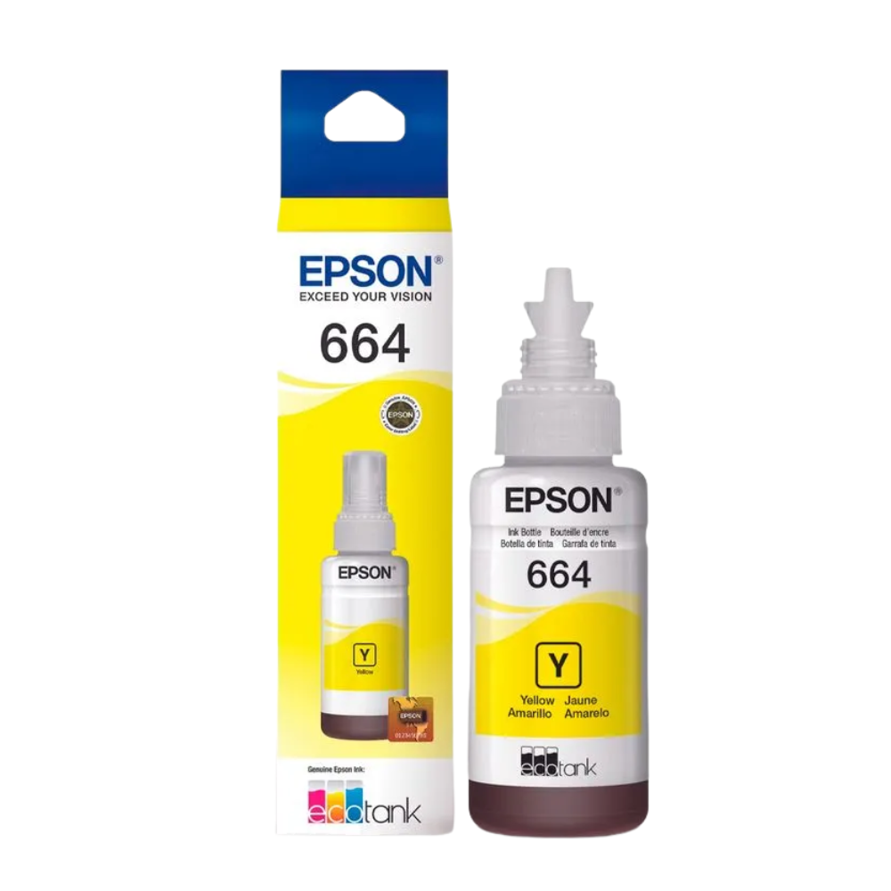 Tinta Epson 664 Yellow Botella 70ML