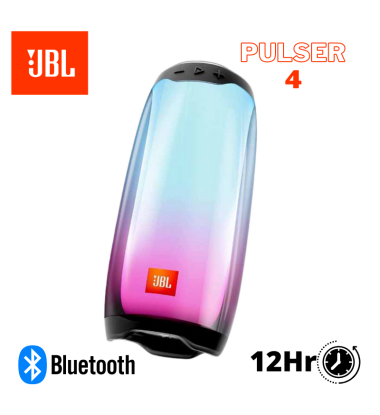 JBL Speaker Pulse 4 Bluetooth Black LUZ LED COLOR