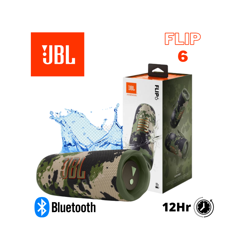 JBL Speaker Flip 6 BT Squad MILITAR