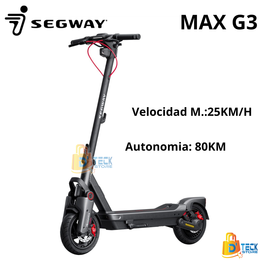 Scooter Electrico Segway Max G3 25KM/H 80KM