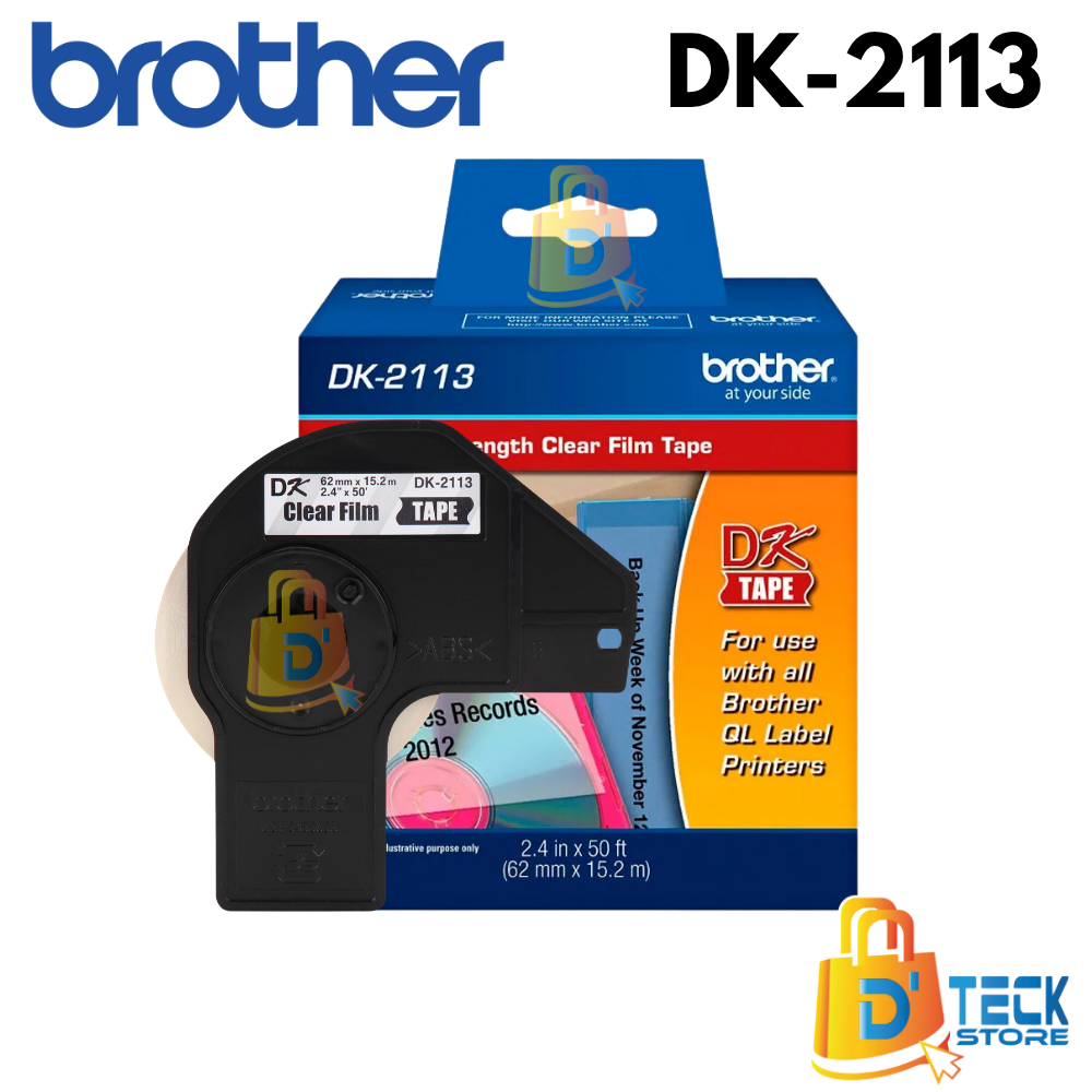 CINTA DK-2113 BROTHER (62MM X 15.2MM) ROLLO CONTINUO