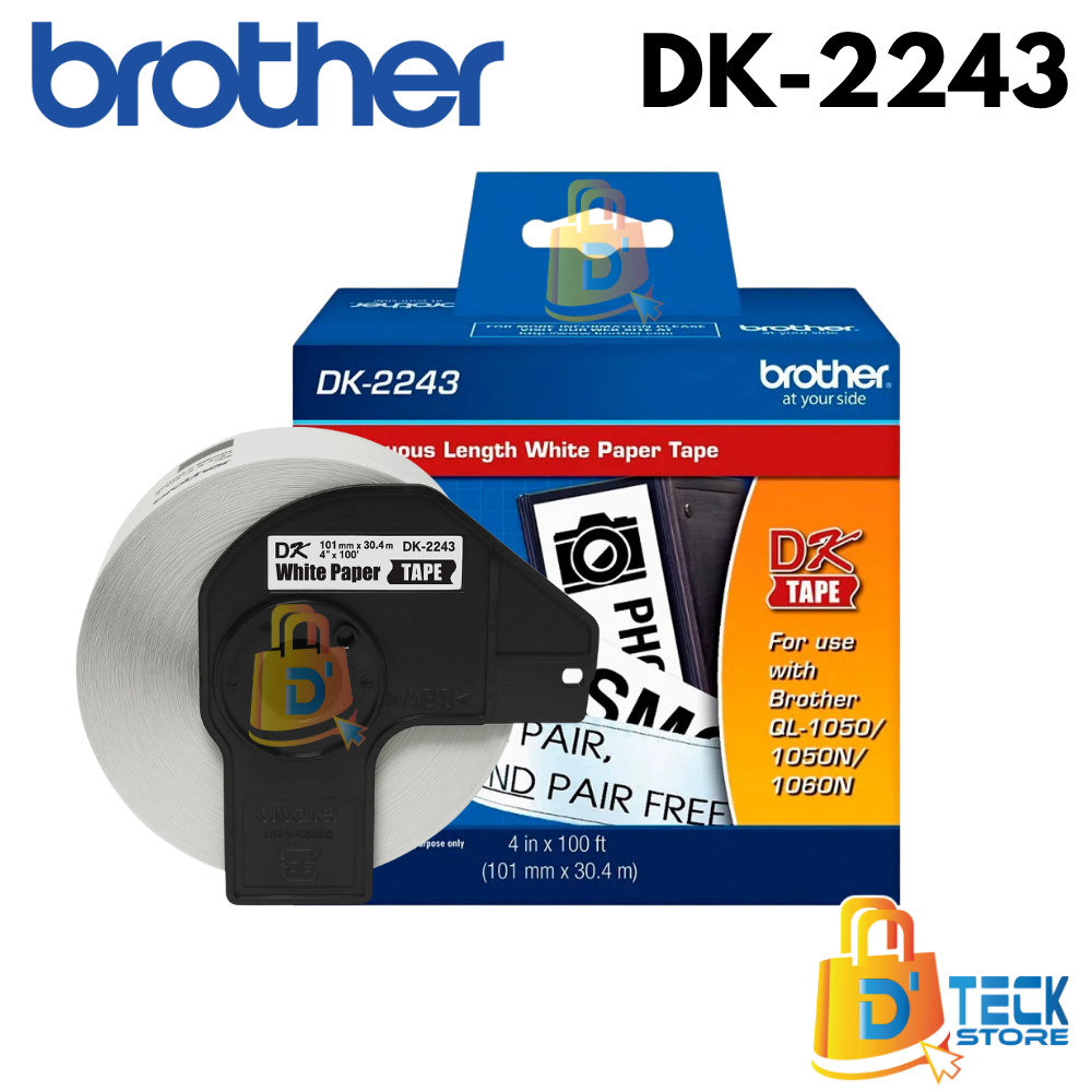 CINTA DK-2243 BROTHER (101 mm x 30.4 m),ROLLO CONTINUO