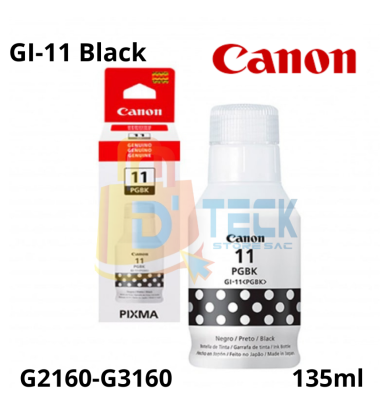 Tinta Canon GI-11 Black Botella 135ML