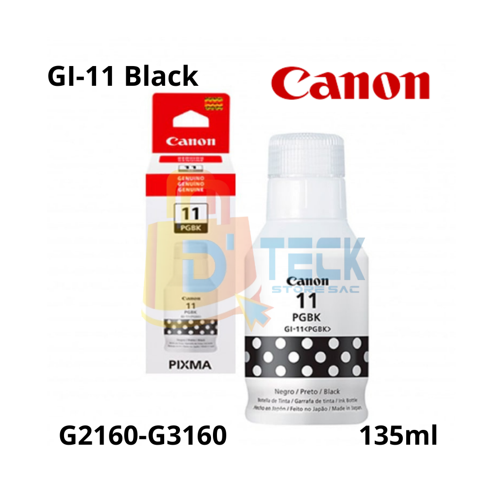 Tinta Canon GI-11 Black Botella 135ML