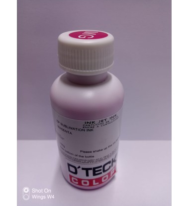 TINTA DE SUBLIMACION DTECK COLOR 100ML MAGENTA