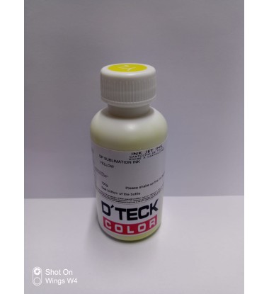 TINTA DE SUBLIMACION DTECK COLOR 100ML YELLOW