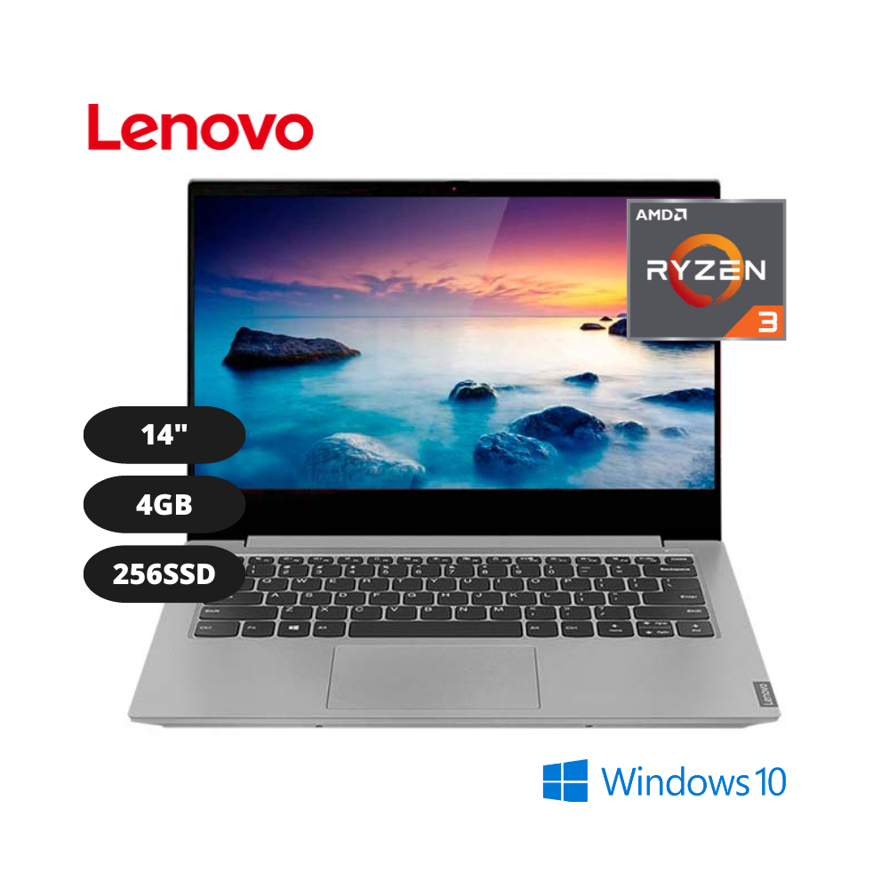 Laptop Lenovo IdeaPad S340-14API 14"  Ryzen 3 4GB RAM 256SSD