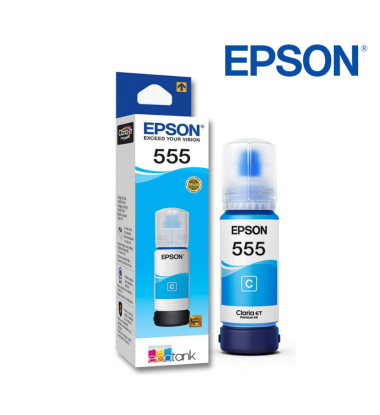 Tinta Epson 555 Cyan Botella 70ML