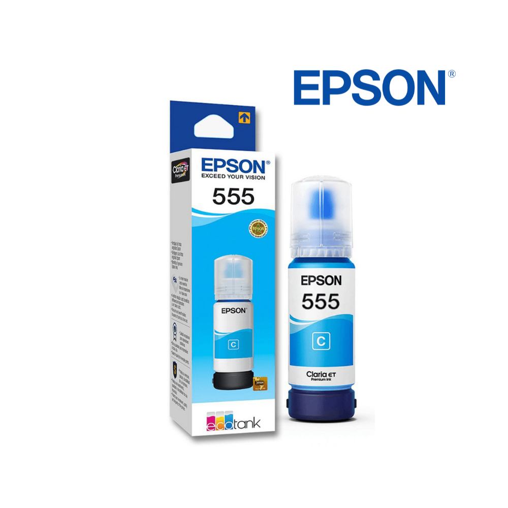 Tinta Epson 555 Cyan Botella 70ML