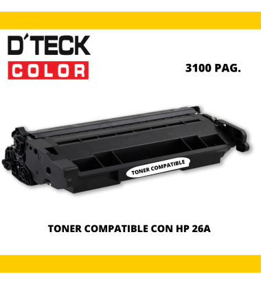 TONER COMPATIBLE HP 26A