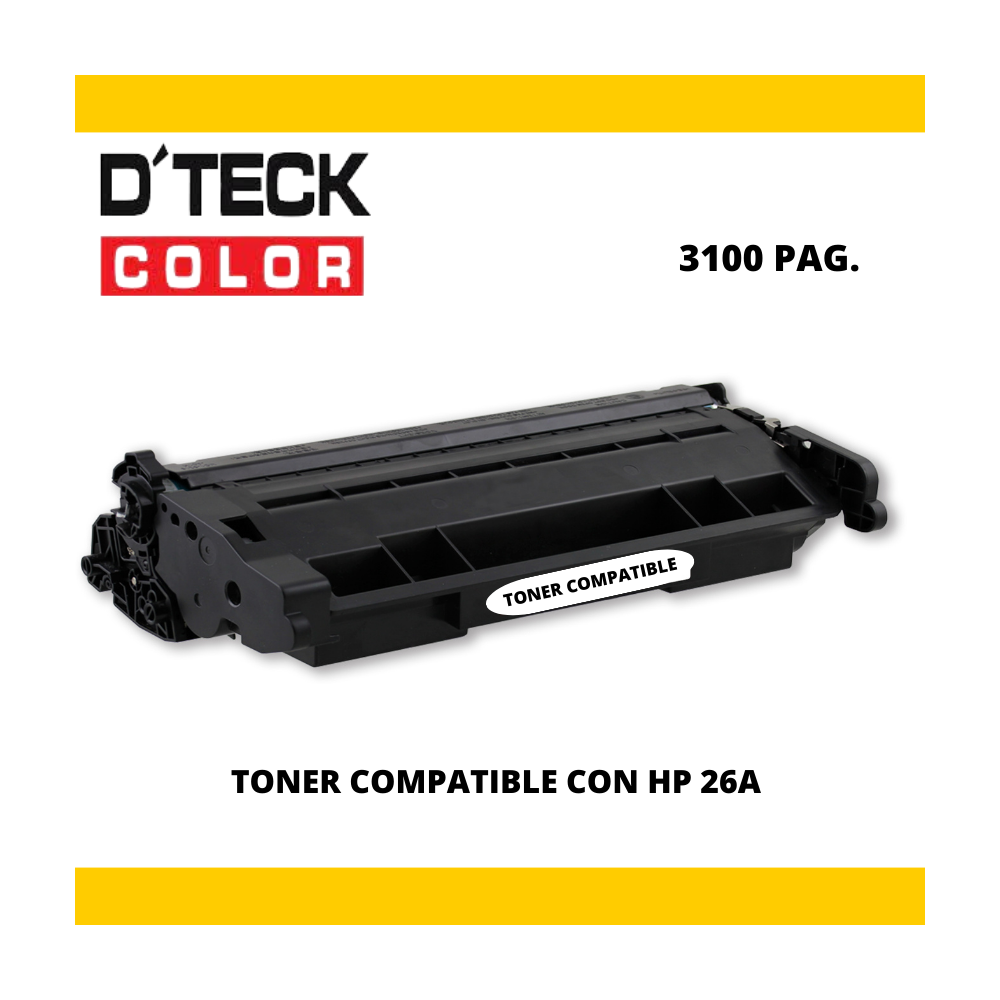 TONER COMPATIBLE HP 26A