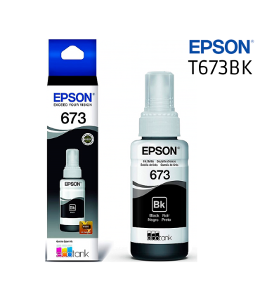 TINTA BOTELLA EPSON 673BK NEGRO 70ML