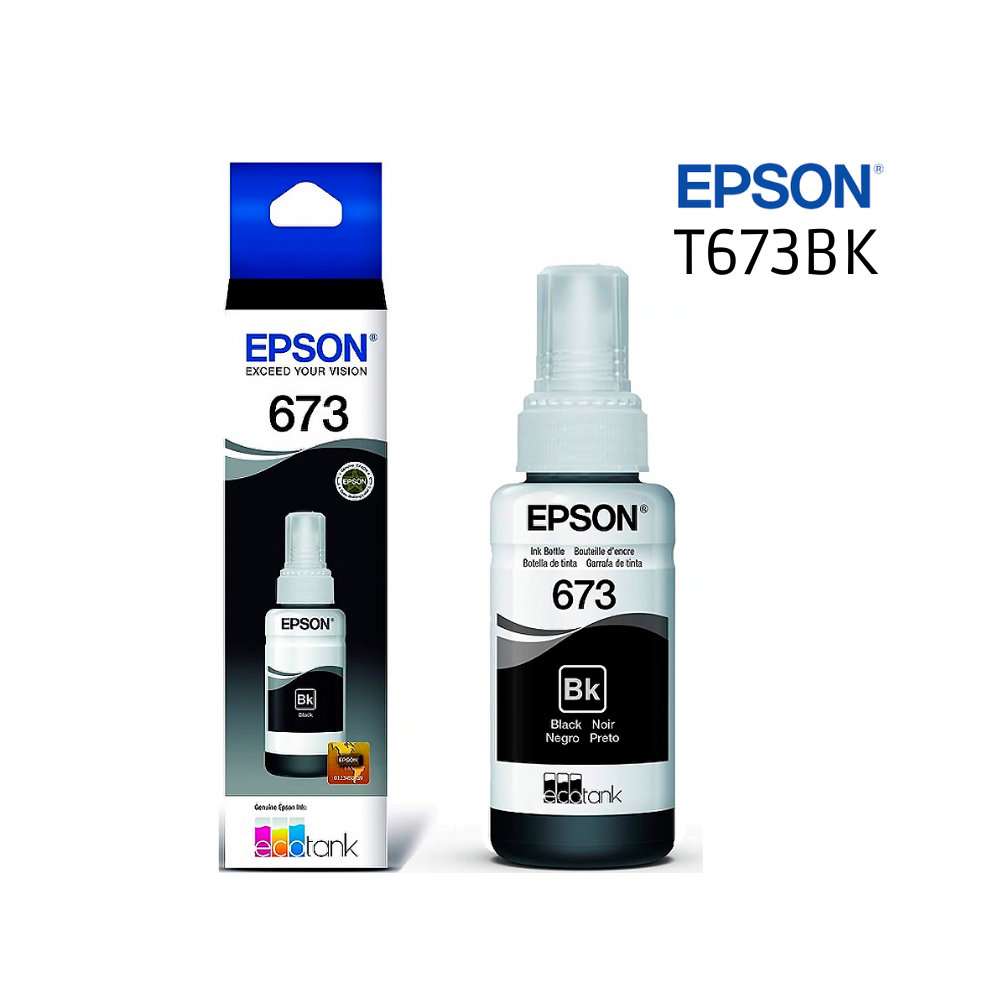 TINTA BOTELLA EPSON 673BK NEGRO 70ML