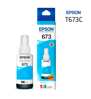 TINTA BOTELLA EPSON 673C CYAN BOTELLA 70ML