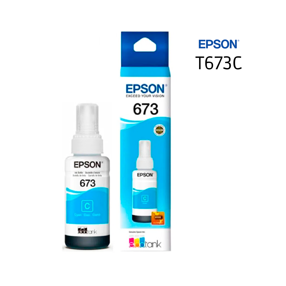 TINTA BOTELLA EPSON 673C CYAN BOTELLA 70ML