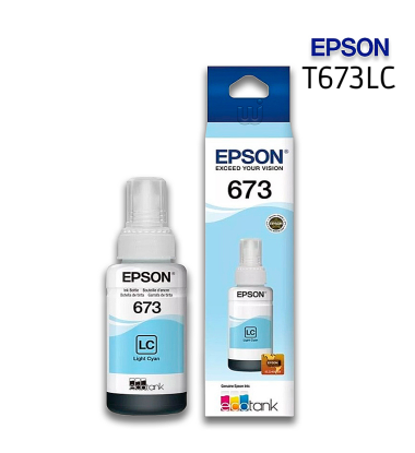 TINTA BOTELLA EPSON 673LC CYAN CLARO BOTELLA 70ML