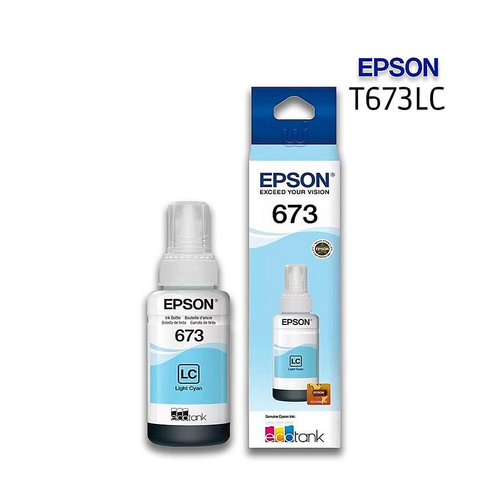 TINTA BOTELLA EPSON 673LC CYAN CLARO BOTELLA 70ML