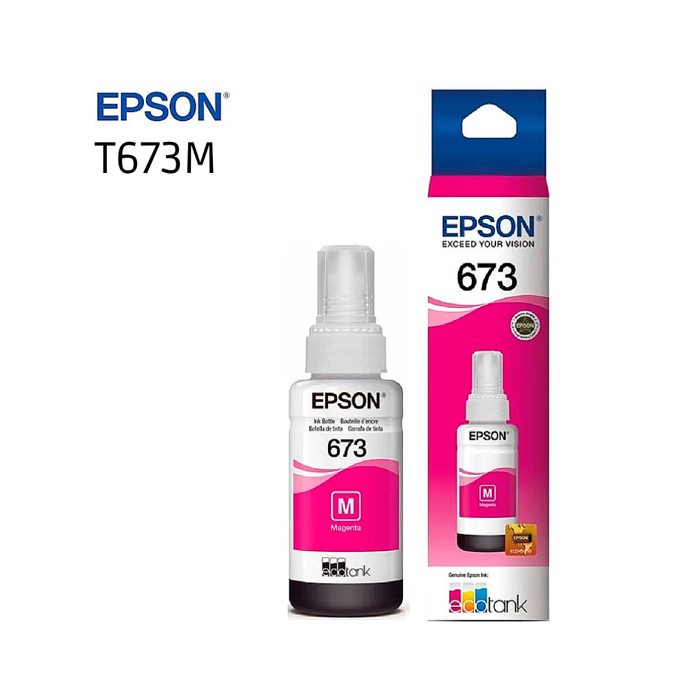 TINTA BOTELLA EPSON 673LM MAGENTA