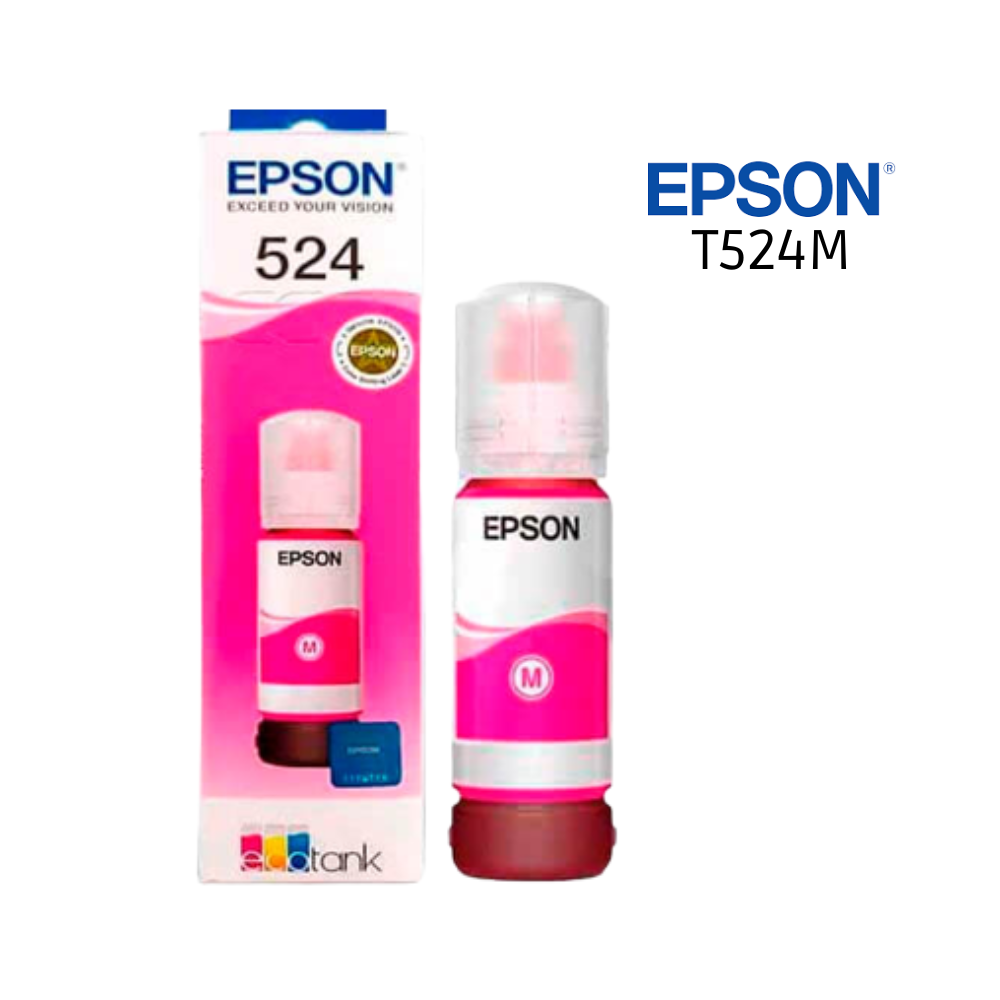 Tinta Epson 524 Magenta Botella 70ML