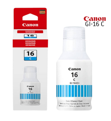 TINTA CANON GI-16 CYAN BOTELLA 135ML