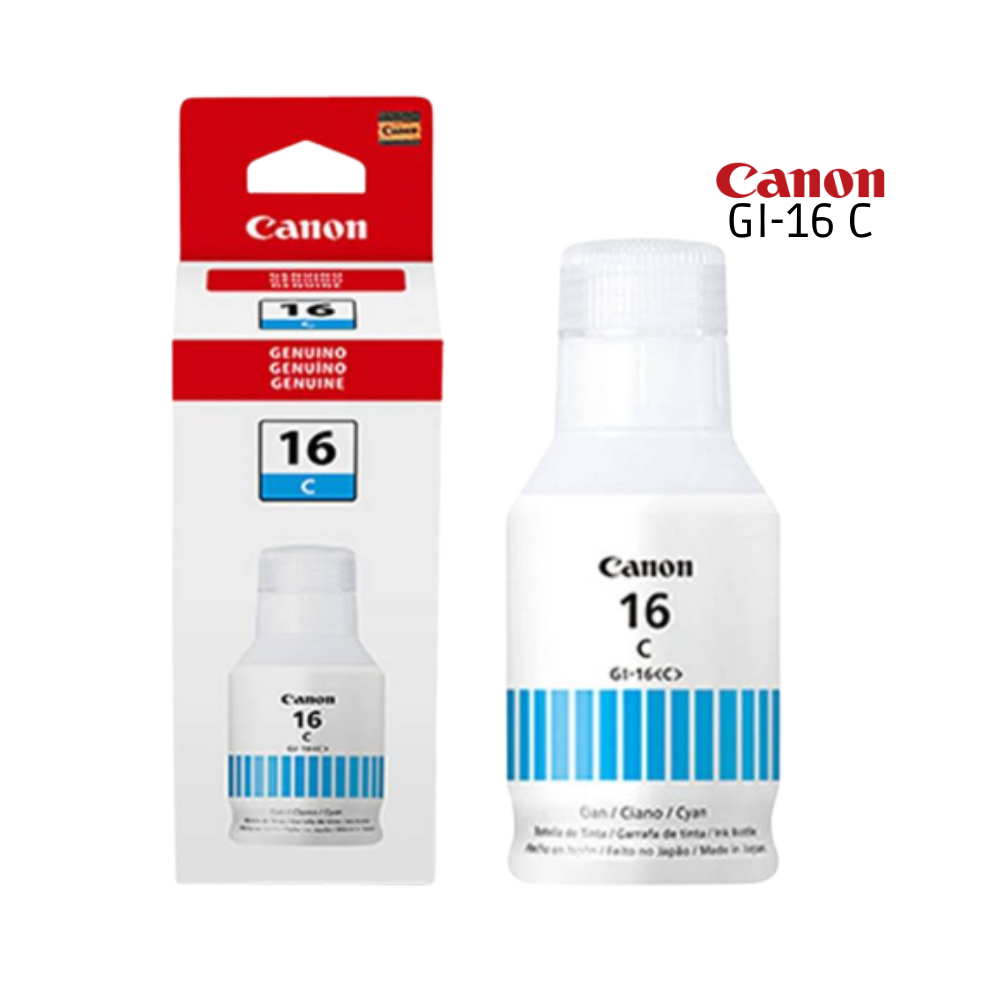 TINTA CANON GI-16 CYAN BOTELLA 135ML