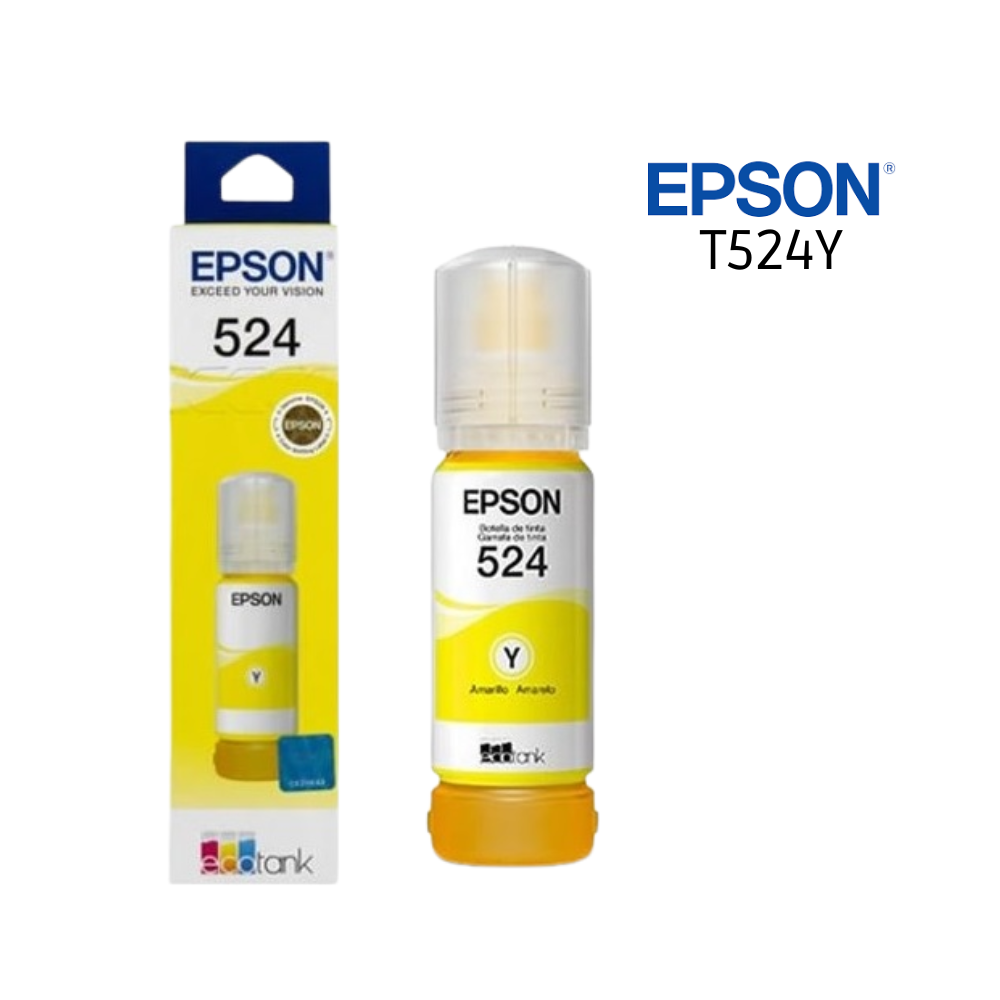 Tinta Epson 524 Yellow Botella 70ML