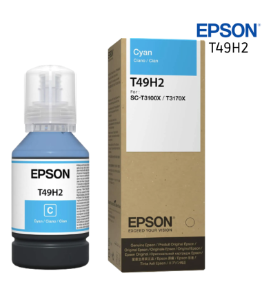 Tinta Sublimacion Epson T49H2 Cyan Botella 140ML