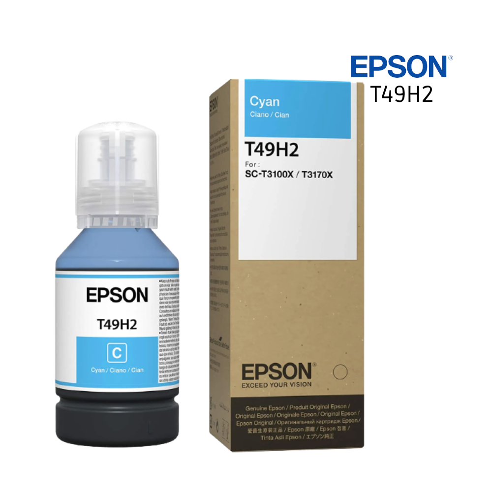 Tinta Sublimacion Epson T49H2 Cyan Botella 140ML