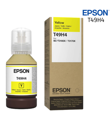 Tinta Sublimacion Epson T49H4 Yellow Botella 140ML