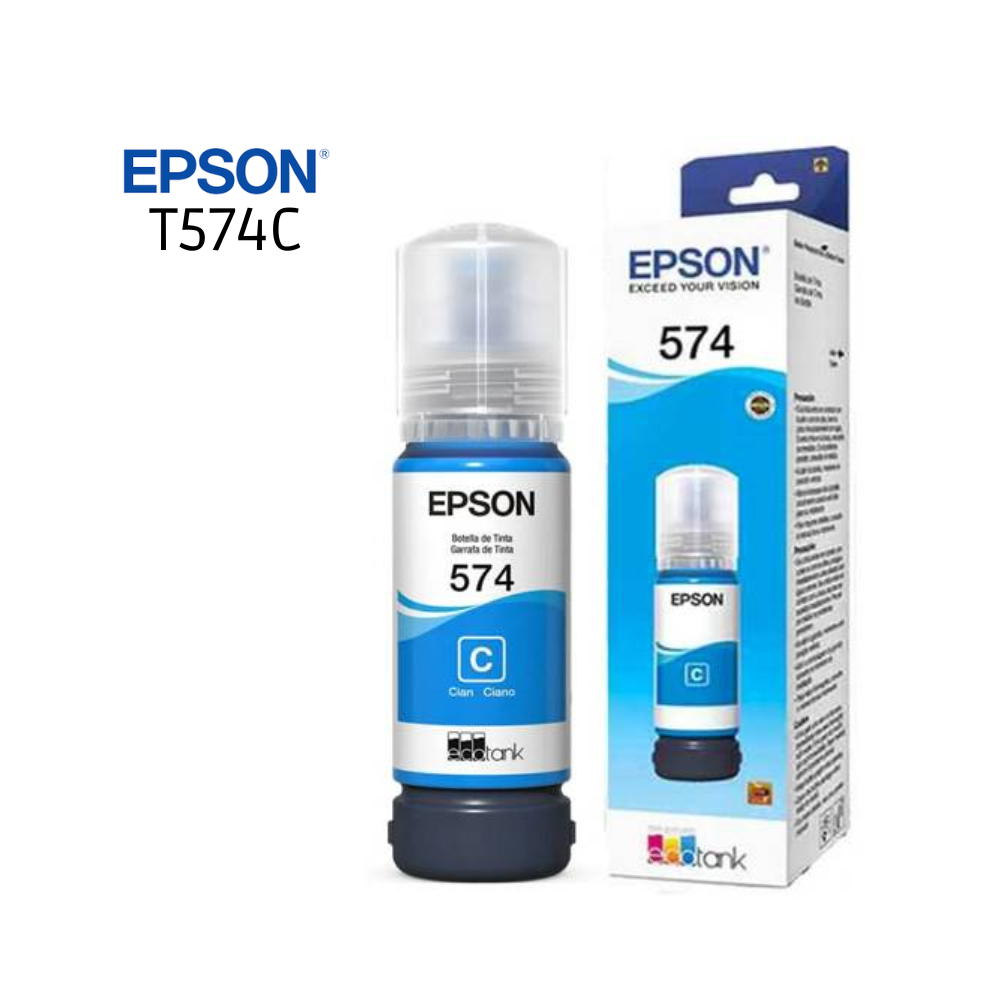 Tinta Epson 574 Cyan Botella 70ML